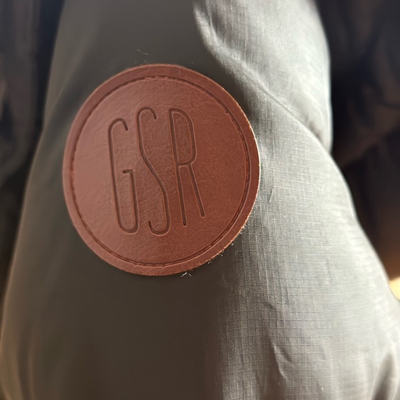 G-STAR RAW Black Hooded Down Puffer Bomber Jacket Coat Size Small - Picture 4 of 8